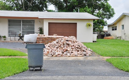 Homeowner enjoying an organized garage space
